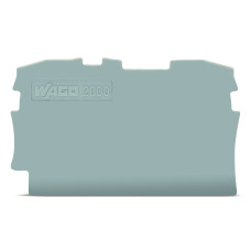 End And Intermediate Plate, 0.7 mm Thick Gray