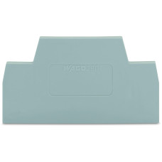 End And Intermediate Plate, 2.5 mm Thick Gray