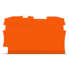 End And Intermediate Plate, 0.7 mm Thick Orange