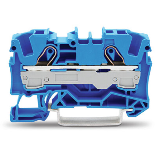 2-conductor through terminal block, 6 mm&sup2;, for Ex e II and Ex i applications, blue