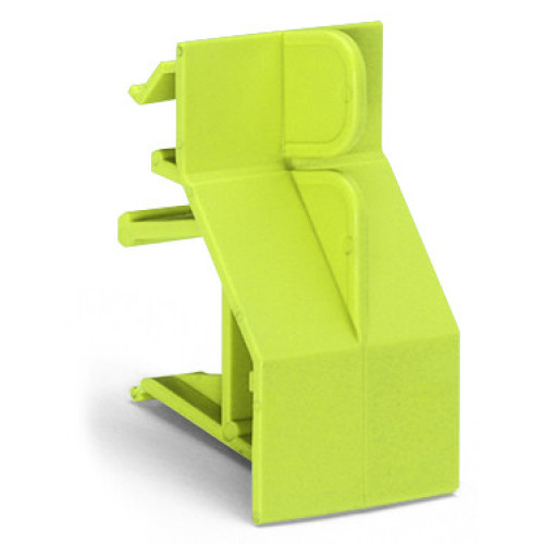 Finger guard, touchproof cover protects unused conductor entries and jumper slots, for 50 mm&sup2; high-current tbs, yellow
