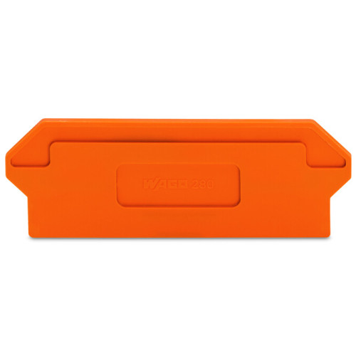 Separator plate, 2 mm thick, oversized, orange