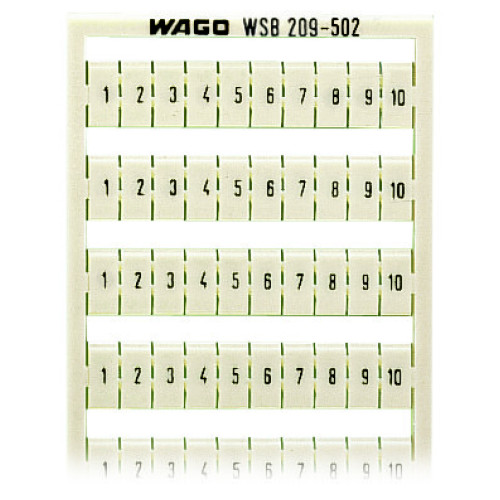 WSB marking card, as card, MARKED, white