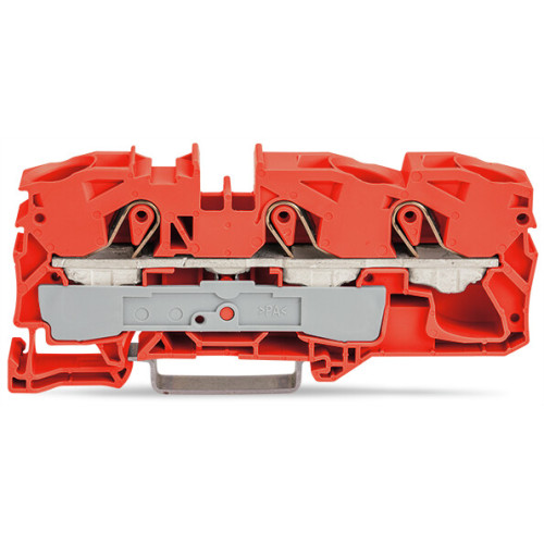 3-conductor through terminal block, 16 mm&sup2;, suitable for Ex e II applications, orange
