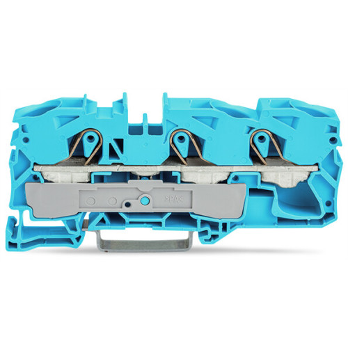 3-conductor through terminal block, 16 mm&sup2;, for Ex e II and Ex i applications, blue