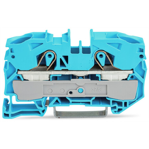 2-conductor through terminal block, 16 mm&sup2;, for Ex e II and Ex i applications, blue