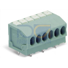 PCB terminal block, push-button, 1.5 mm&sup2;, gray