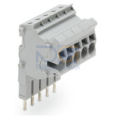 Modular TOPJOB&reg;S connector, modular, for jumper contact slot, gray