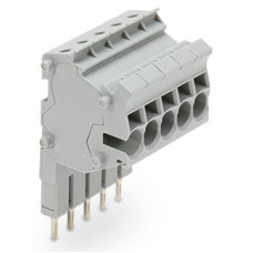 Modular TOPJOB®S connector, modular, for jumper contact slot, gray