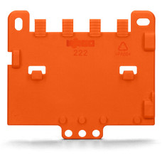 Strain relief plate, for mounting carrier, 221 or 222 Series, can be snapped