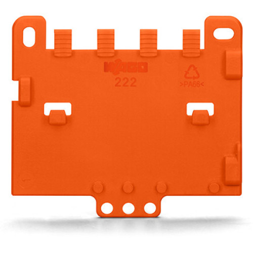 Strain relief plate, for mounting carrier, 221 or 222 Series, can be snapped