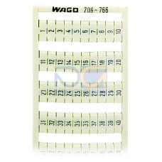 WSB marking card, as card, MARKED, white