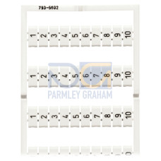 WMB marking card, as card, MARKED, white