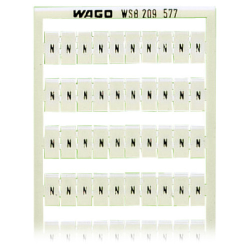 WSB marking card, as card, MARKED, white