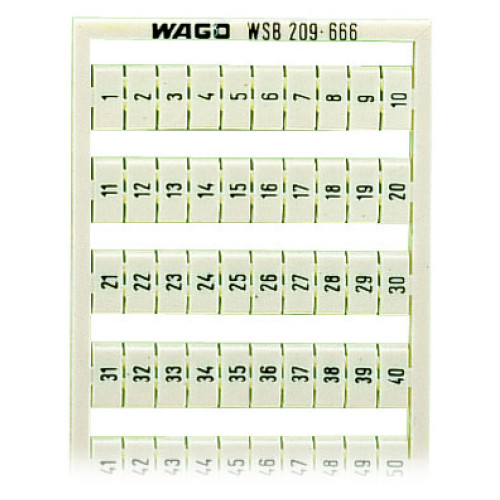 WSB marking card, as card, MARKED, white