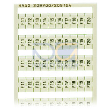 WSB marking card, as card, MARKED, white