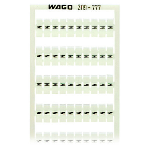 WSB marking card, as card, MARKED, white