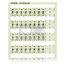 WSB marking card, as card, MARKED, white