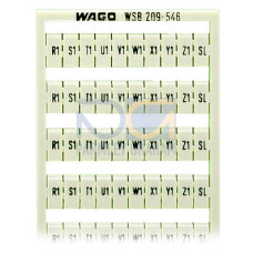 WSB marking card, as card, MARKED, white
