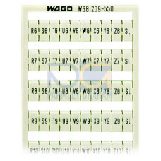 WSB marking card, as card, MARKED, white