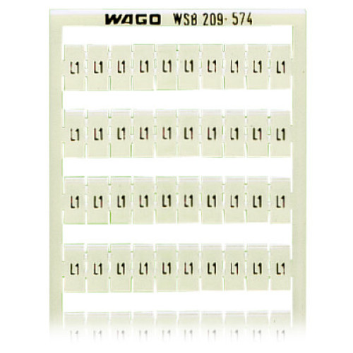 WSB marking card, as card, MARKED, white
