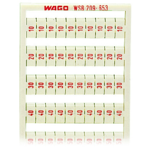 WSB marking card, as card, MARKED, white