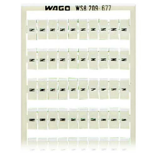 WSB marking card, as card, MARKED, white