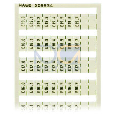 WSB marking card, as card, MARKED, white