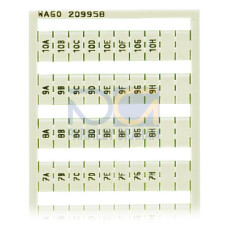 WSB marking card, as card, MARKED, white