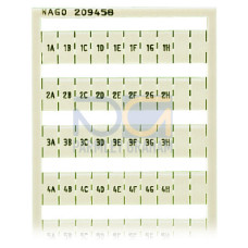 WSB marking card, as card, MARKED, white