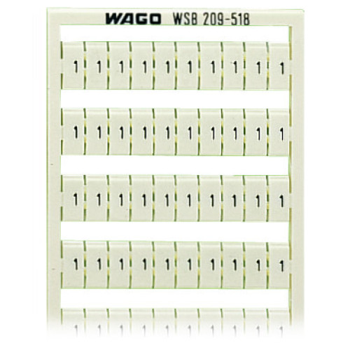 WSB marking card, as card, MARKED, white