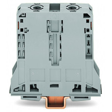 2-Conductor Through Terminal Block, Gray