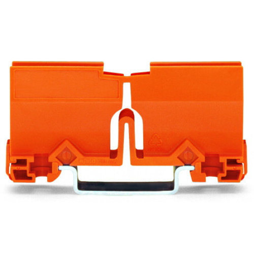 Mounting carrier, 773 Series - 2.5 mm&sup2; / 4 mm&sup2; / 6 mm&sup2;, for DIN-35 rail mounting/screw mounting, orange