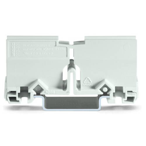 Mounting carrier, for Ex applications, 773 Series - 2.5 mm&sup2; / 6 mm&sup2;, light gray