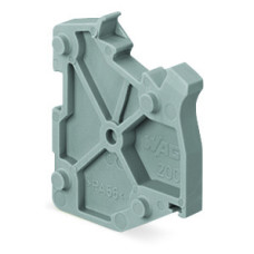 Spacer module, modular, e.g., for bridging commoned terminal blocks, gray