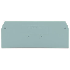 End And Intermediate Plate, 2.5 mm Thick Gray