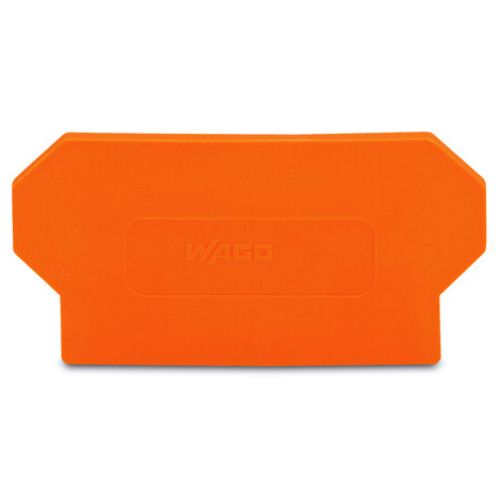 Separator plate, 2 mm thick, oversized, orange