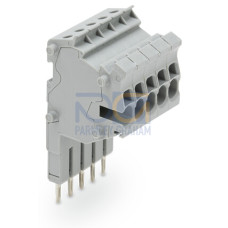 Modular TOPJOB&reg;S connector, modular, for jumper contact slot, gray