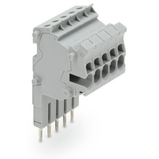 Modular TOPJOB®S connector, modular, for jumper contact slot, gray