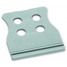 Strain Relief Plate, Can Be Snapped On Tap-Off Modules 12.5 mm Wide Gray