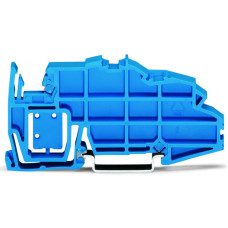 Busbar Carrier, With End Stop Function For Din 35 Rail Blue