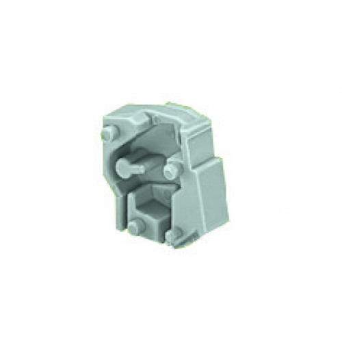 Spacer, for doubling the pin spacing, 5/5.08 mm thick, gray