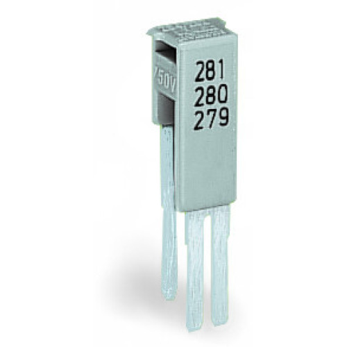 Step-down jumper, from 284/282 to 281/280/279 series, insulated, gray