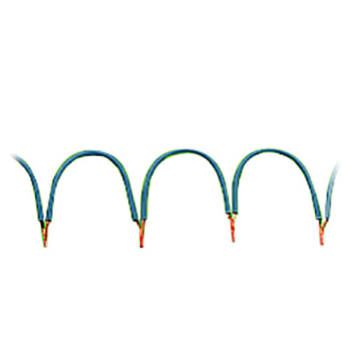 Wire commoning chain, 0.5 mm&sup2;, insulated, gray