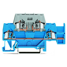 Double-Deck Terminal Block, Through/Carrier Terminal Block With Additional Jumper Position