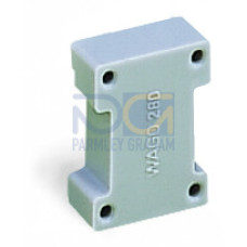 Spacer module, modular, bridging commoned terminal blocks, gray