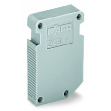 L-type spacer module, modular, e.g., bridging commoned terminal blocks, gray