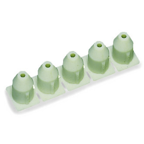 Insulation stop, 0.25 - 0.5 mm&sup2;, 5 pieces/strip, light gray