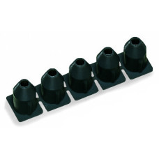 Insulation stop, 0.75 - 1 mm², 5 pieces/strip, black