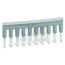 Jumper, 10-way, insulated, gray